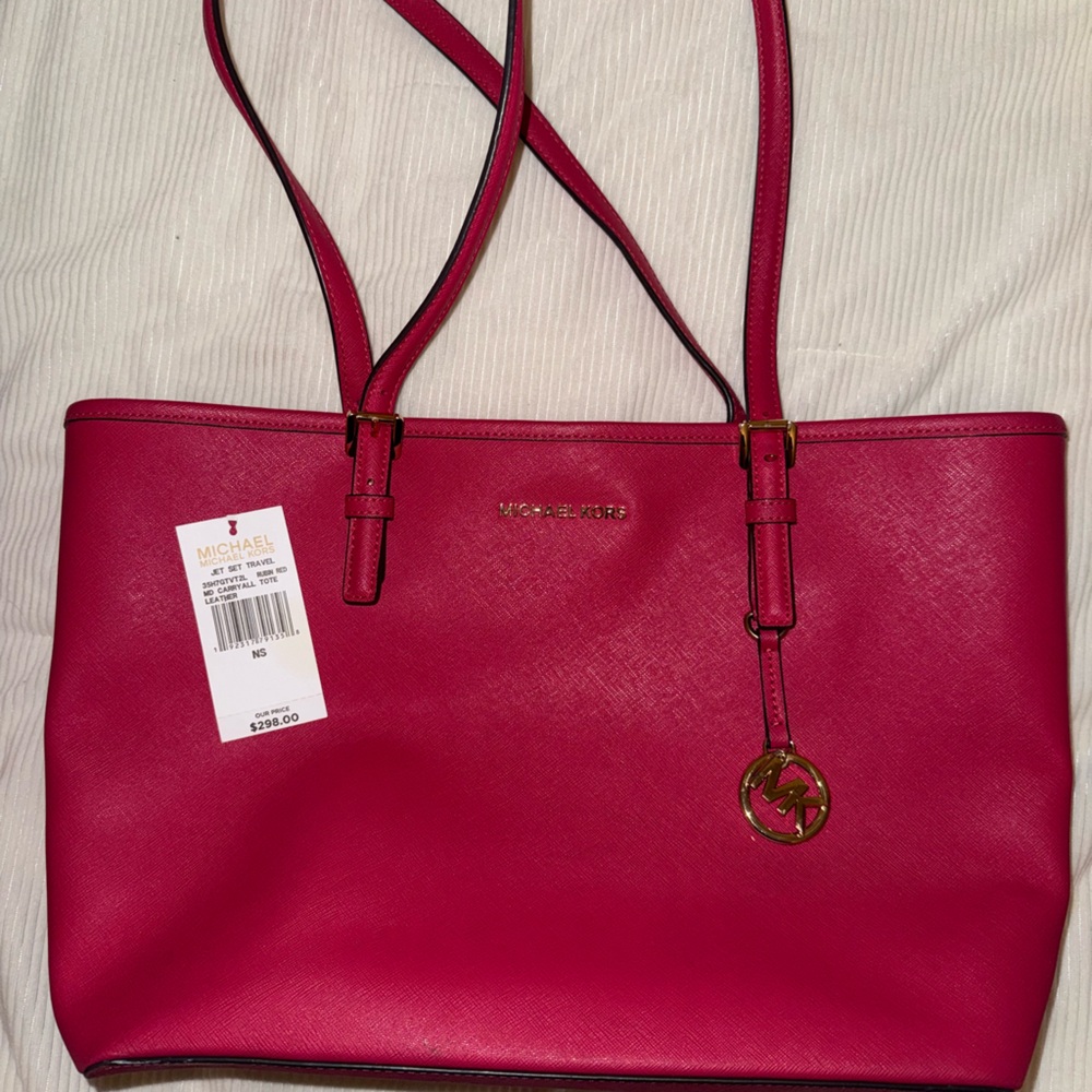 Michael Kors Fuchsia Tote Bag